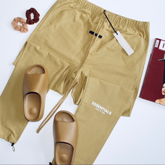 FEAR OF GOD ESSENTIALS ‘Amber’ Nylon Track Pants - Picture 3 of 5